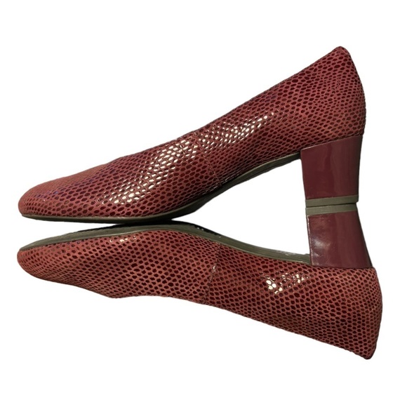 Rockport Total Motion Shoes Size 7 Burgundy Wine Pumps Heels - Picture 11 of 11